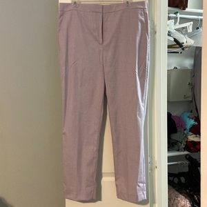 Lavender purple ankle dress pants. High rise.